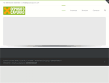 Tablet Screenshot of depositocapurro.com